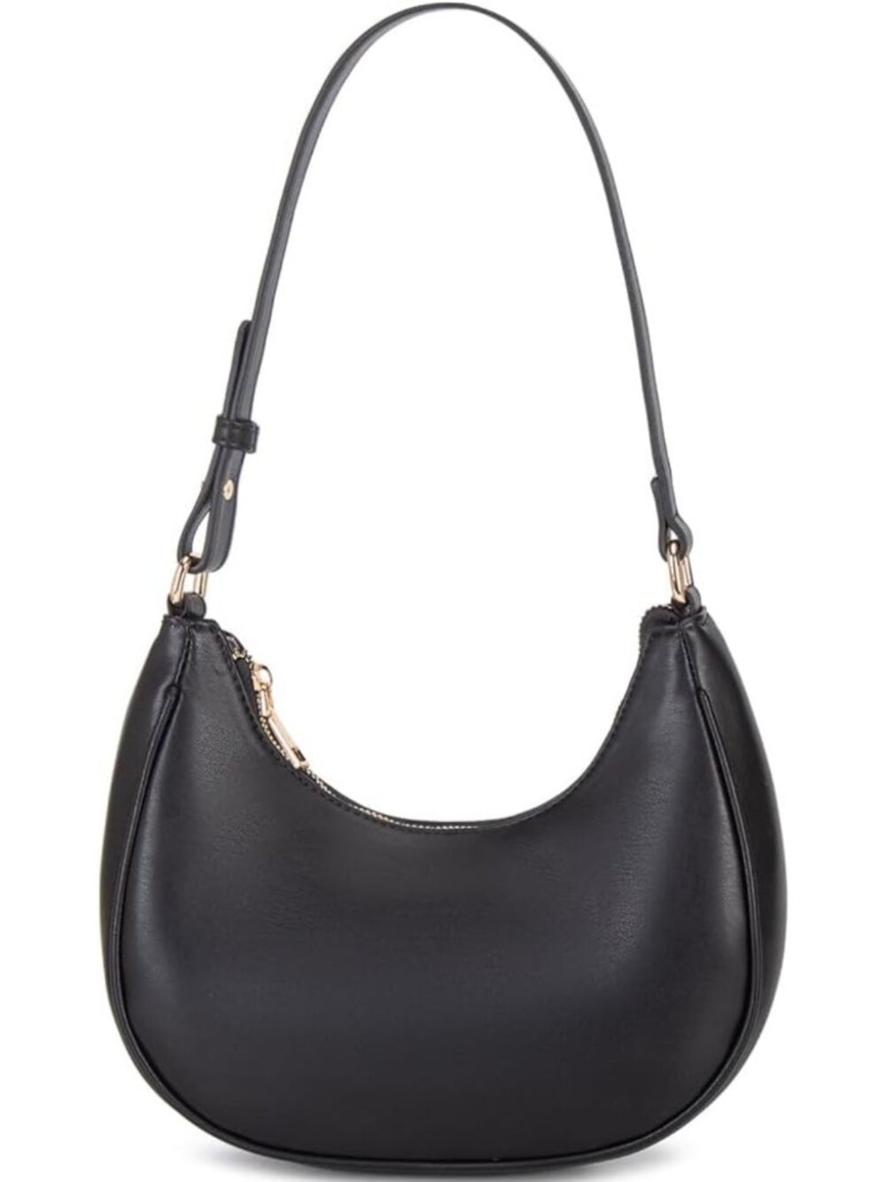 Cute Crescent Shoulder Bag for Women | Hobo Tote Handbag & Mini Clutch Purse